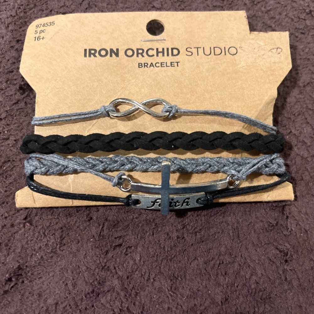 5 BRACELETS -FAITH CROSS INFINITY​